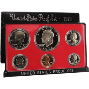 1973 S US Proof Set Superb Gem Uncirculated - Bild 1 von 12