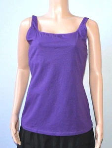 V FOR CITY Women's Tank Top with Shelf Bra Adjustable Strap Camisol Size Large - Picture 1 of 3