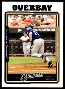 2005 Topps #4 Lyle Overbay   Milwaukee Brewers