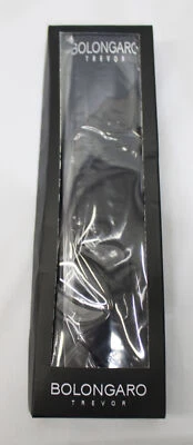 Corbata ajustada Bolongaro Trevor para hombre mezcla de polietileno grosgrain WR4 negra talla única nueva con etiquetas Foto 1 de 4