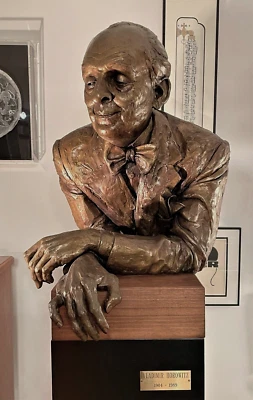 Busto de bronce 1991 de Vladimir Horowitz por Edward Kasprowicz único en su clase - como nuevo Foto 1 de 4