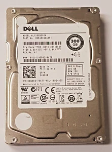 300 GB SAS Dell AL13SXB300N 15000 RPM 64MB HDD 2.5" Internal Hard Drive - Picture 1 of 1