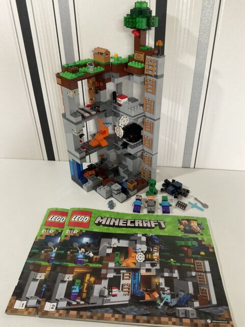 LEGO Minecraft The End Battle 21151 & Manual Incomplete Missing Pieces