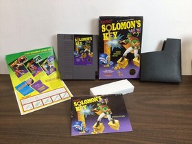 NES SOLOMON&rsquo;S KEY * CIB * Tecmo Manual Box COMPLETE GOOD Personal Collection
