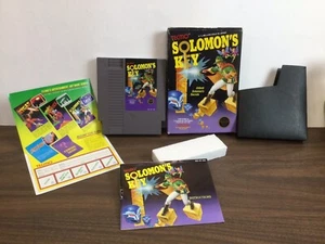 NES SOLOMON’S KEY * CIB * Tecmo Manual Box COMPLETE GOOD Personal Collection - Picture 1 of 24