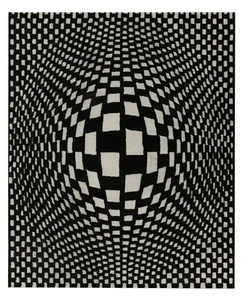 New Optical 8'x10' ft Modern Design Handmade Tufted 100% wool Area Rugs & Carpet - Picture 1 of 6