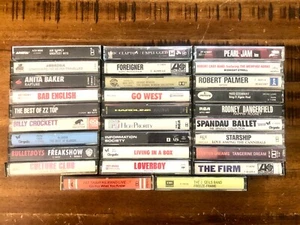 🎶Choose Your Cassettes! $1.99 and Up! Cassettes From The 70s,80s,90s,2000s!🎶 - Picture 1 of 28