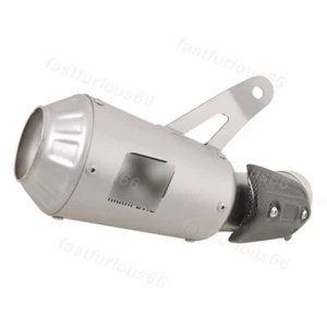 For BMW S1000RR 2015-2016 Exhaust Mufflers Pipe Steel +Carbon Cover Escape Tube - Picture 1 of 9