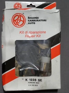 PORSCHE 1600 KIT GUARNIZIONI PER CARBURATORE 32 NDX NUOVO K 1228 SE - Imagen 1 de 3