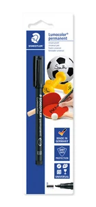STAEDTLER Folienstift Lumocolor B permanent 314-9 BK-1 schwarz OHP Pen Marker NE - Bild 1 von 3