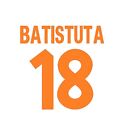 Batistuta #18 Roma 2001-2002 Away Football Nameset for shirt