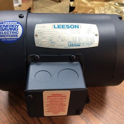 Leeson Electric Motor 100960.00 3/4HP, 208-230/460V, 3450RPM, (M1VR) - Image 1 of 4