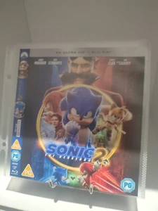 SONIC THE HEDGEHOG 2 4K UHD ULTRA HD BLU-RAY *4K DISC & COVER ONLY* - Picture 1 of 2