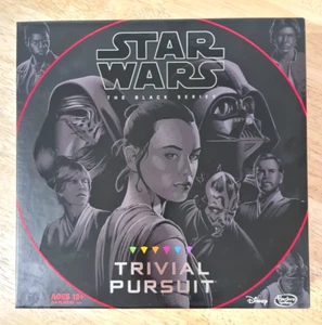 Star Wars Trivial Pursuit Board Game: The Black Series-Hasbro Disney Ages 13+ - Picture 1 of 12