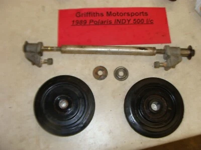 1989 POLARIS INDY lc 500 转向架轨道怠速轮轴安装支架怠速器  — 第 1/4 张图片