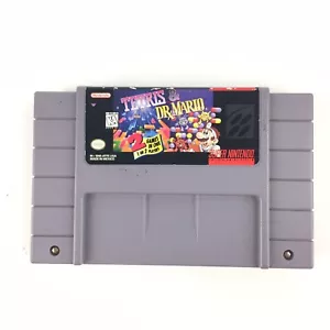 Cartuccia di gioco Super Nintendo Tetris & Dr Mario - 2 giochi in 1 - Foto 1 di 3