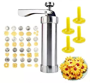 YOOUSOO Cookie Maker Cookie Press Gun, Kit Stainless Steel Biscuit Press Make... - Picture 1 of 7