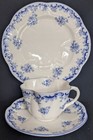 rare Shelley bone china Heavenly Blue trio cup saucer plate 14075 Dainty