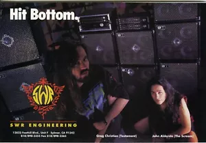 SWR Engineering Electronics Testament Scream 1992 ¡Gran anuncio impreso regalo! (3182) - Imagen 1 de 1
