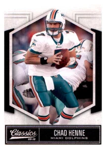 2010 Classics Chad Henne NFL Base Card PWE Set Break Dolphins #51 - Picture 1 of 2