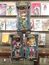 CRYPTOZOIC DC BOMBSHELLS SERIES 2 7" VINYL FIGURE SET OF 3 BATWOMAN POISON IVY +