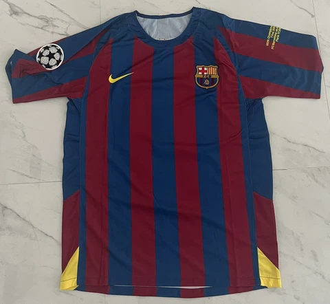 FC Barcelona Ronaldinho 2005-2006 Retro jersey Cover