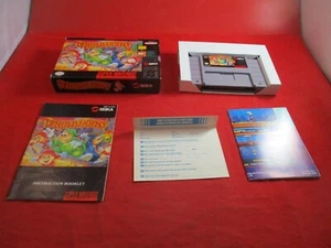 Troddlers (Super Nintendo SNES) COMPLETE w/ Box manual game poster WORKS! - Picture 1 of 19