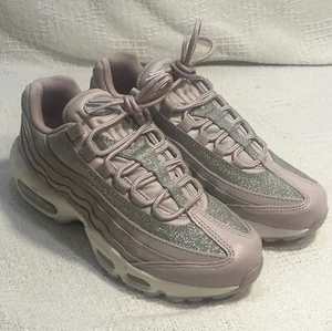 Womens Nike Air Max 95 Shoes Rose Glitter Sparkle AT0068 600 Size 6.5 - Picture 1 of 5
