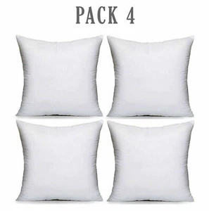 Pack of 4 Extra Deep Filed 18x18 Inches Cushion Pads Inserts Fillers Scatters - Picture 1 of 3