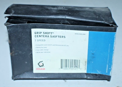 SRAM Grip Shift Centera Shifter Set Black 22.2mm 7 SPEED ONLY! Free USA Shipper! - Image 1 of 4