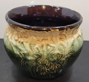 1940er 50er UVP Co Roseville Hartriegel Majolika Jardiniere Pflanzgefäß Nummer 421 - Bild 1 von 23