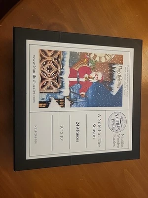 Nautilus Wooden Puzzle “A Note For The Season” 249 Pieces 16x10” EUC - Image 1 of 2