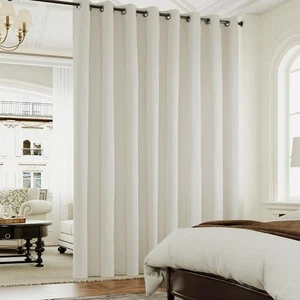 Curtains Extra Wide Sliding Door Curtains for Living Room 84 Inches Thermal Insu - Picture 1 of 7