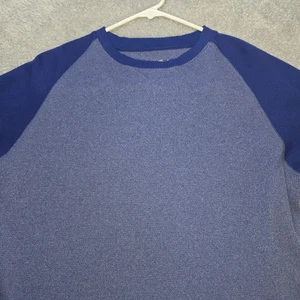 Under Armour AllSeason Gear Shirt Mens Medium Blue Long Sleeve Waffle Knit - Picture 1 of 10