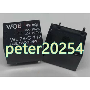 5PCS New WL78-C-112 Coil:12V 5-pin Relay #TT - Picture 1 of 1