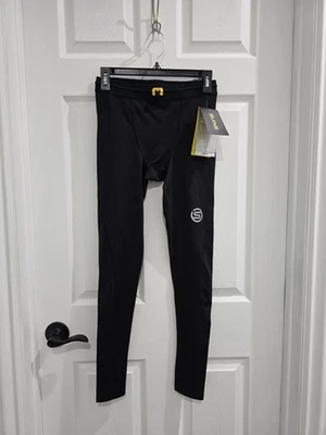 Apretado de compresión grande negro 27 entrepiernas SKINS Serie 3 Travel Recovery para hombre nuevo con etiquetas Foto 1 de 4