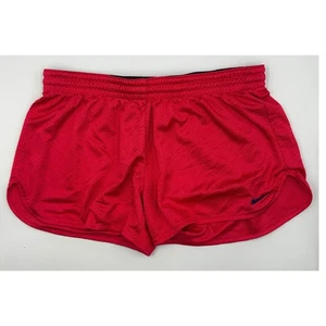 Nike Logo Pink Lined Running Drawstring Shorts Womens Size M - Picture 1 of 6