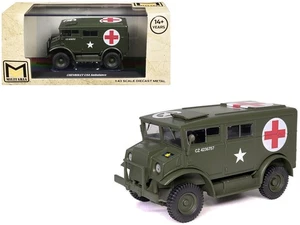 2023 Chevrolet C8A Ambulance 1/43 Diecast Model - Olive Drab, U.S. Army - Bild 1 von 5
