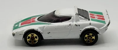 Hot Wheels Lancia Stratos Blanco Verde Rojo Raro Diecast 2001 De colección Foto 1 de 4