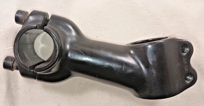 Bontrager Threadless Stem 28.6mm x 25.4mm – 90mm Reach, 25° Rise – Black – H2.07 - Image 1 of 4