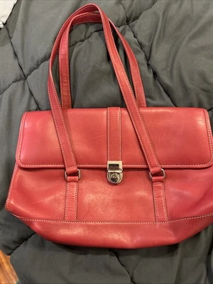 BOLSO DE CUERO GENUINO TOMMY HILFIGER, Bolso de hombro de alta calidad para mujer, Cartera Foto 1 de 4