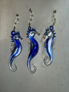 Adornables Magnetic Chandelier Ornaments Light Charms 3 Piece Seahorse NB28 - Picture 1 of 8