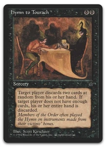 Hymn to Tourach (Kirschner) (LP) Fallen Empires FEM Magic MTG - Picture 1 of 2