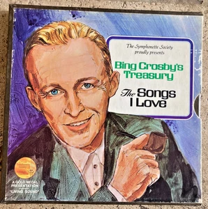 BING CROSBY'S TREASURY - THE SONGS I LOVE VINYL 7LP RECORD ALBUM BOX SET- NM💥 - Picture 1 of 4