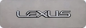 Mini placa Lexus 3d Script - Imagen 1 de 2