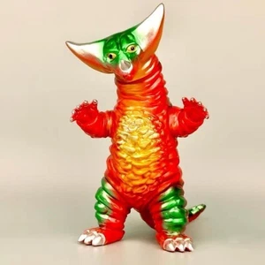 Strange Gallery Ultraman Kaiju Gomora Metal Green Red Figure Sofubi H17CM(6.7in) - Picture 1 of 5