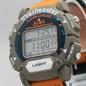 *QUASI COME NUOVO* SEIKO ALBA Trailmaster W620-4080 orologio digitale uomo quarzo con sveglia - Foto 1 di 13