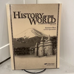 Abeka History of the World Answer Key, 7th Grade, 5th Edition, CURRENT! - Picture 1 of 2