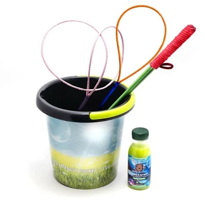 Seifenblasen Set Satz Kinder Riesenseifenblasen 5-teilig Seifenblasenflüssigkeit - Bild 1 von 4