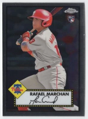 2021 Topps Chrome Platinum Anniversary Rafael Marchan Rookie R25 - Image 1 of 2